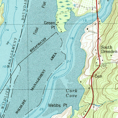 United States Geological Survey Richmond, ME (1980, 24000-Scale) digital map