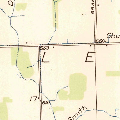 United States Geological Survey Richmond, MI (1936, 31680-Scale) digital map