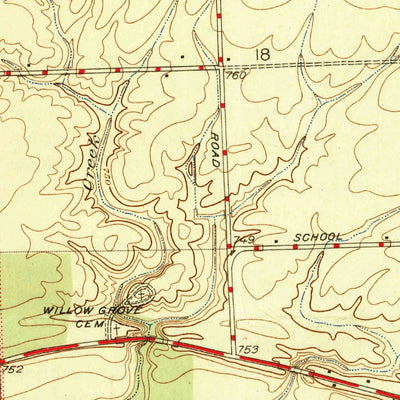 United States Geological Survey Richmond, MI (1945, 24000-Scale) digital map