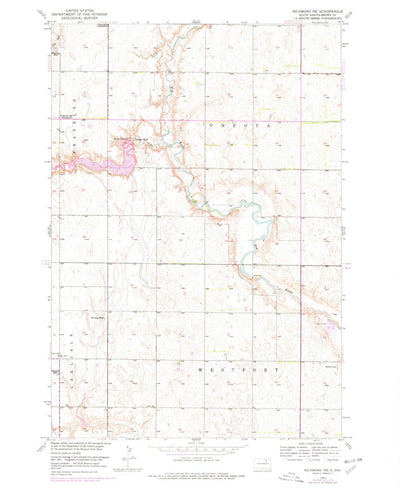 United States Geological Survey Richmond NE, SD (1952, 24000-Scale) digital map