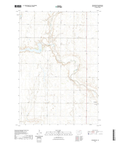 United States Geological Survey Richmond NE, SD (2021, 24000-Scale) digital map