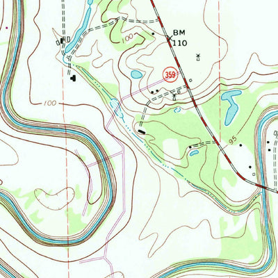 United States Geological Survey Richmond NE, TX (1971, 24000-Scale) digital map