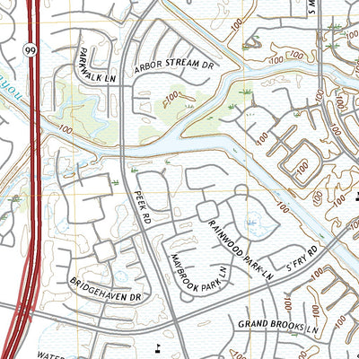 United States Geological Survey Richmond NE, TX (2022, 24000-Scale) digital map