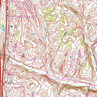 United States Geological Survey Richmond North, KY (1965, 24000-Scale) digital map