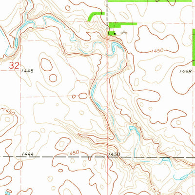 United States Geological Survey Richmond NW, SD (1970, 24000-Scale) digital map