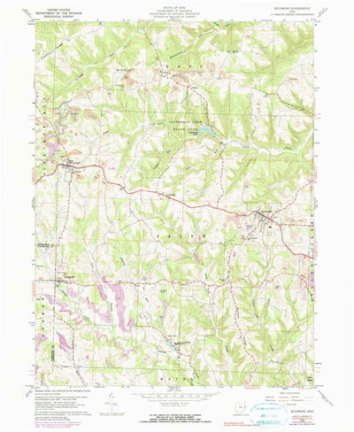 United States Geological Survey Richmond, OH (1960, 24000-Scale) digital map