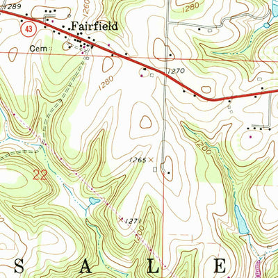 United States Geological Survey Richmond, OH (1960, 24000-Scale) digital map