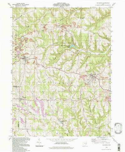 United States Geological Survey Richmond, OH (1994, 24000-Scale) digital map