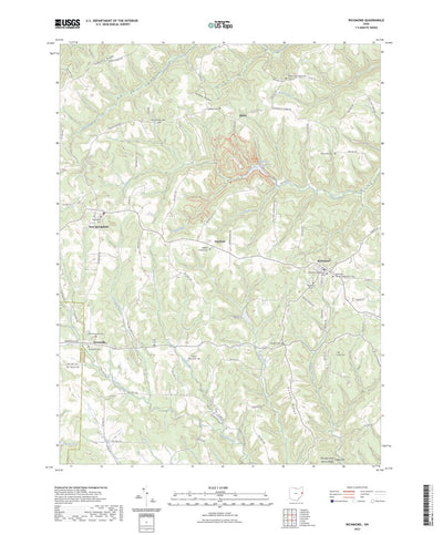 United States Geological Survey Richmond, OH (2023, 24000-Scale) digital map