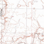 United States Geological Survey Richmond Reservoir NW, MT (1984, 24000-Scale) digital map