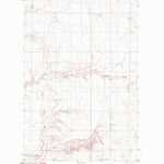 United States Geological Survey Richmond Reservoir SW, MT (1984, 24000-Scale) digital map