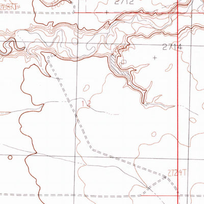 United States Geological Survey Richmond Reservoir SW, MT (1984, 24000-Scale) digital map