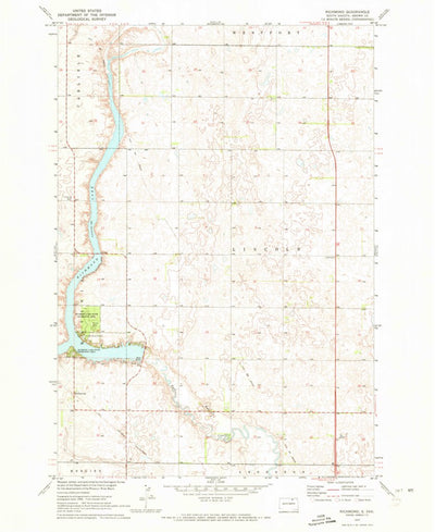 United States Geological Survey Richmond, SD (1970, 24000-Scale) digital map