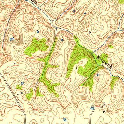 United States Geological Survey Richmond South, KY (1953, 24000-Scale) digital map