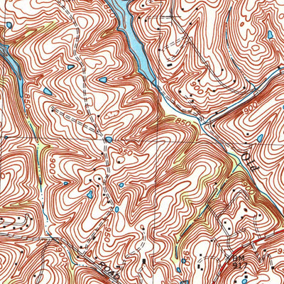 United States Geological Survey Richmond South, KY (1997, 24000-Scale) digital map