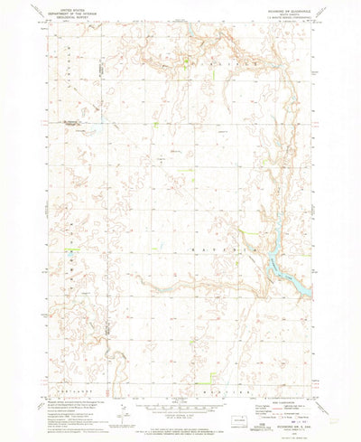 United States Geological Survey Richmond SW, SD (1970, 24000-Scale) digital map