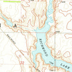 United States Geological Survey Richmond SW, SD (1970, 24000-Scale) digital map