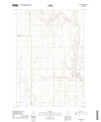 United States Geological Survey Richmond SW, SD (2021, 24000-Scale) digital map