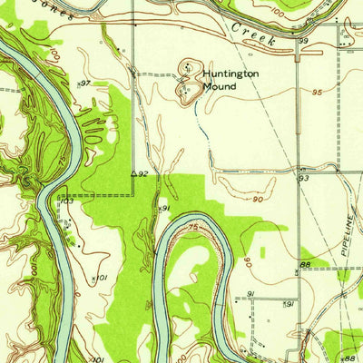 United States Geological Survey Richmond, TX (1955, 62500-Scale) digital map