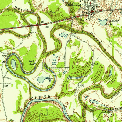 United States Geological Survey Richmond, TX (1955, 62500-Scale) digital map
