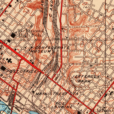 United States Geological Survey Richmond, VA (1934, 24000-Scale) digital map