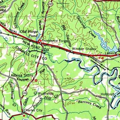 United States Geological Survey Richmond, VA-MD (1943, 250000-Scale) digital map