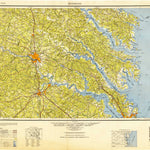 United States Geological Survey Richmond, VA-MD (1949, 250000-Scale) digital map