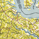 United States Geological Survey Richmond, VA-MD (1949, 250000-Scale) digital map