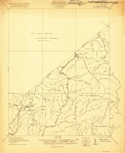 United States Geological Survey Richmond, WV (1921, 48000-Scale) digital map