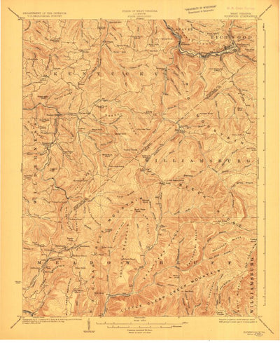 United States Geological Survey Richmond, WV (1923, 62500-Scale) digital map