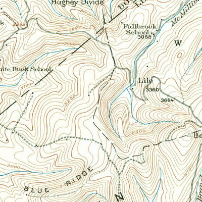 United States Geological Survey Richmond, WV (1935, 62500-Scale) digital map