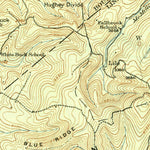 United States Geological Survey Richmond, WV (1939, 62500-Scale) digital map