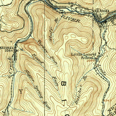 United States Geological Survey Richmond, WV (1939, 62500-Scale) digital map