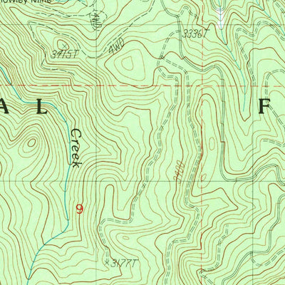 United States Geological Survey Richter Mountain, OR (1989, 24000-Scale) digital map
