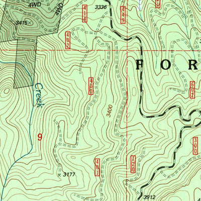 United States Geological Survey Richter Mountain, OR (1998, 24000-Scale) digital map