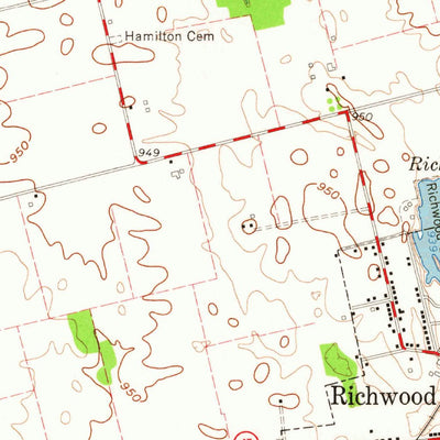 United States Geological Survey Richwood, OH (1961, 24000-Scale) digital map
