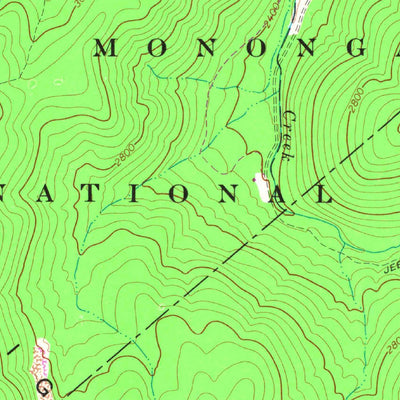 United States Geological Survey Richwood, WV (1972, 24000-Scale) digital map