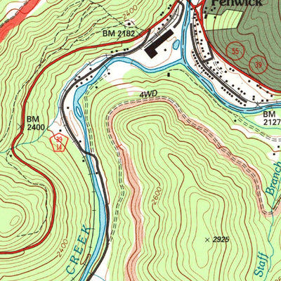 United States Geological Survey Richwood, WV (1995, 24000-Scale) digital map
