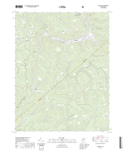United States Geological Survey Richwood, WV (2023, 24000-Scale) digital map