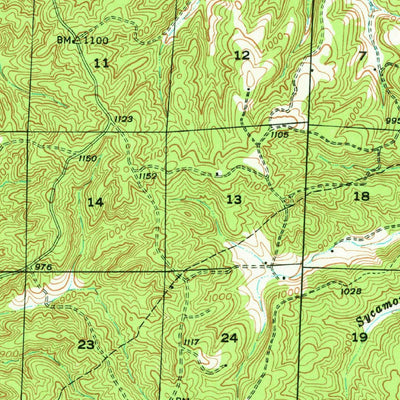 United States Geological Survey Richwoods, MO (1946, 62500-Scale) digital map