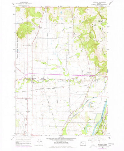 United States Geological Survey Rickreall, OR (1969, 24000-Scale) digital map