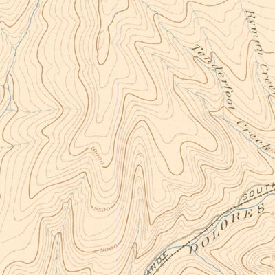 United States Geological Survey Rico, CO (1897, 62500-Scale) digital map