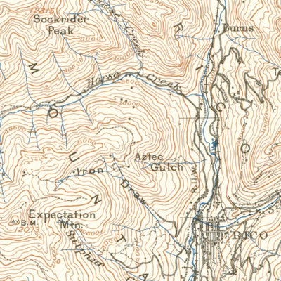 United States Geological Survey Rico, CO (1898, 62500-Scale) digital map