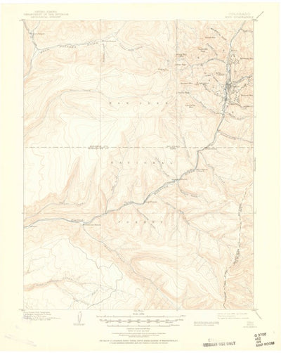 United States Geological Survey Rico, CO (1899, 62500-Scale) digital map
