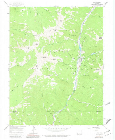 United States Geological Survey Rico, CO (1960, 24000-Scale) digital map