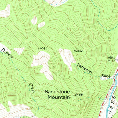 United States Geological Survey Rico, CO (1960, 24000-Scale) digital map