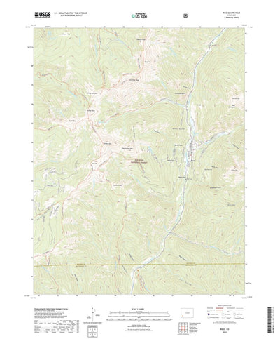 United States Geological Survey Rico, CO (2022, 24000-Scale) digital map