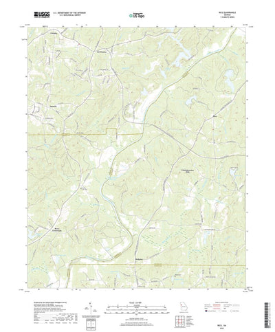United States Geological Survey Rico, GA (2020, 24000-Scale) digital map