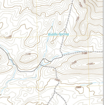 United States Geological Survey Riddle Cut, WY (2021, 24000-Scale) digital map