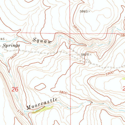United States Geological Survey Riddle, ID (1971, 24000-Scale) digital map